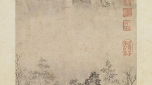 明文征明风雨归舟图轴.jpg
