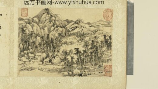 明王时敏董其昌书画合璧册明王时敏雪浪云堆 1.jpg