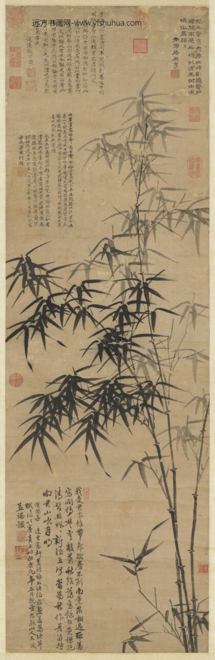 明王绂画竹轴.jpg