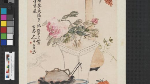 民国王震花卉轴.jpg