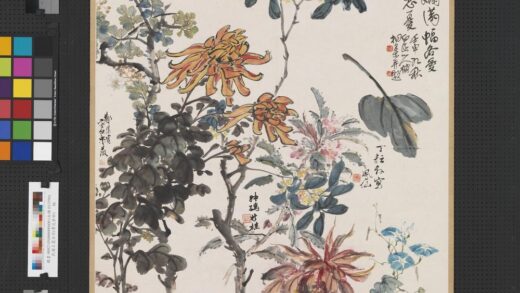 清 王震 合作群花争妍图 台北故宫博物院.jpg