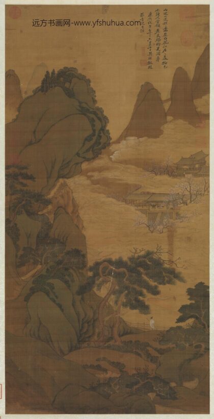清吴历梅花山馆轴.jpg