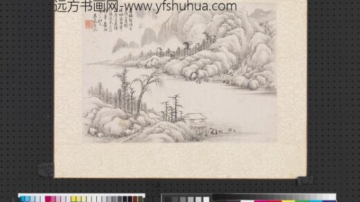 清吴大澄仿查梅壑山水镜片.jpg
