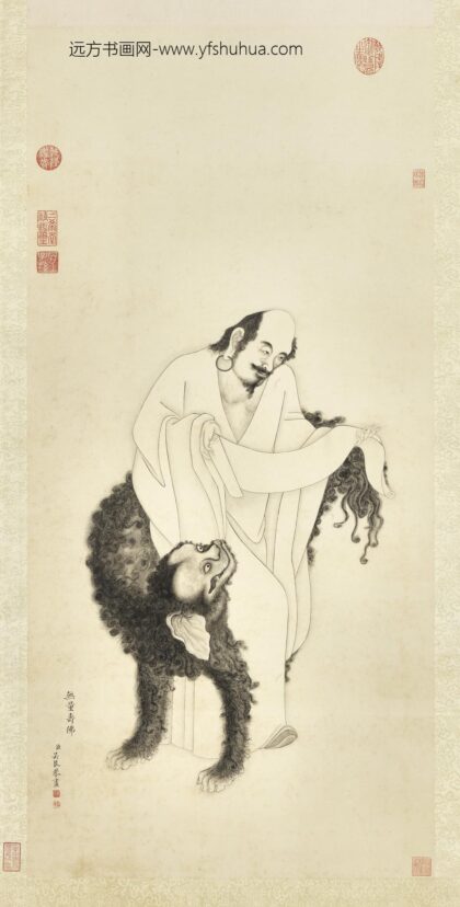 清吴艮无量寿佛轴.jpg