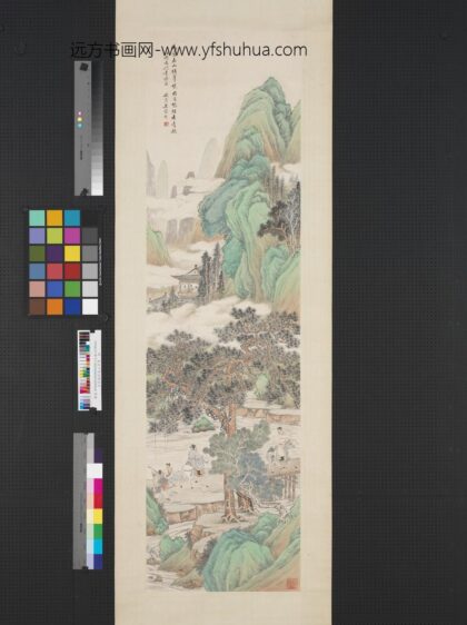 清吴谷祥春山翠黛轴.jpg
