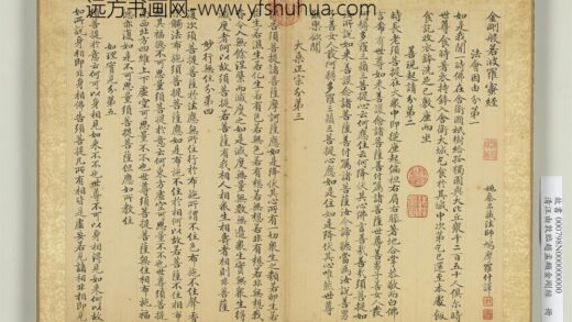 清汪由敦临赵孟俯金刚经册 1.jpg