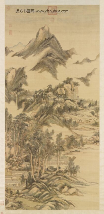 清王原祁云山无尽图轴.jpg