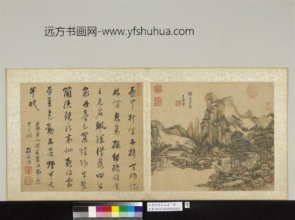 清王原祁仿古山水册松林茅屋.jpg