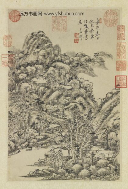 清王原祁仿黄公望山水轴.jpg