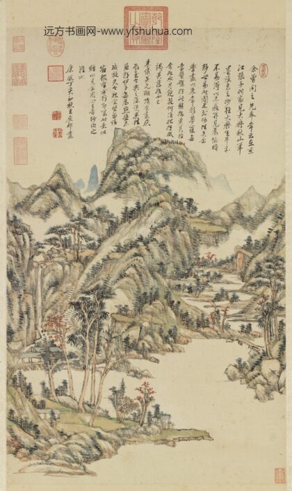 清王原祁仿黄公望秋山图轴.jpg