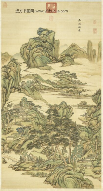 清王原祁山川焕采图轴.jpg