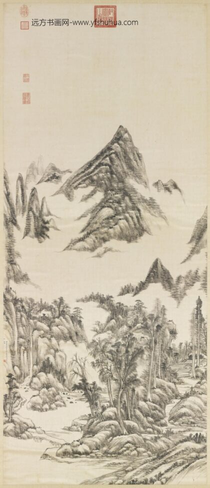 清王原祁山水轴.jpg