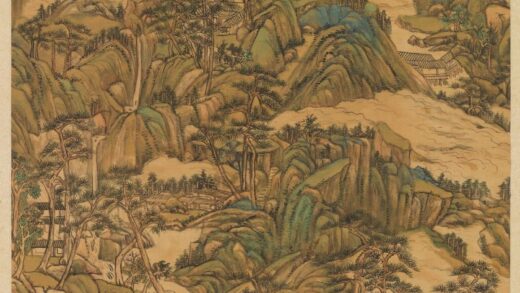 清王原祁春云出岫轴.jpg
