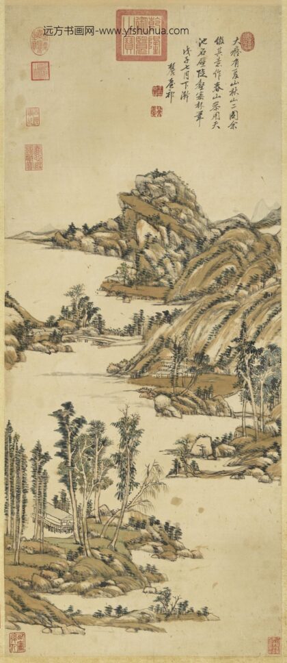 清王原祁春山图轴.jpg