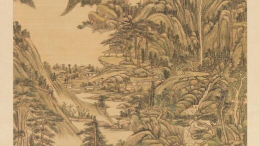 清王原祁松亭山色轴.jpg