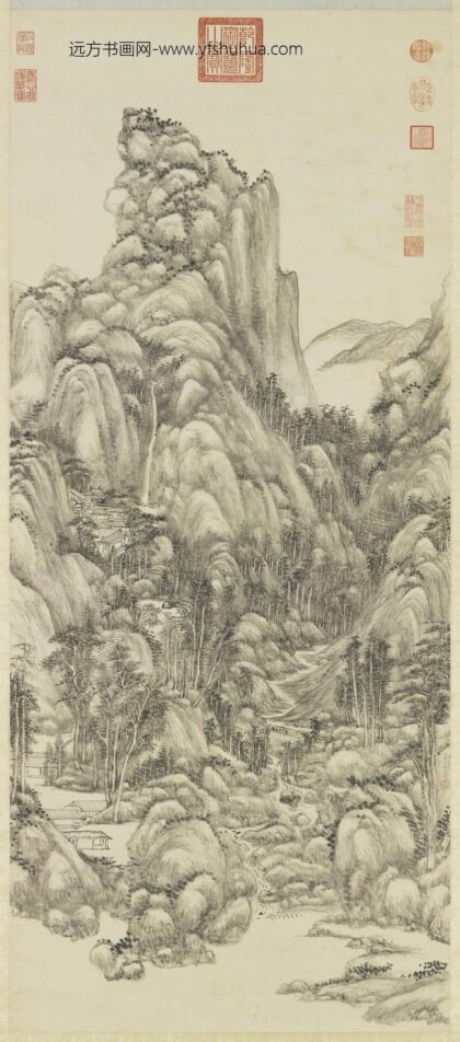 清王原祁烟浮远岫图轴.jpg