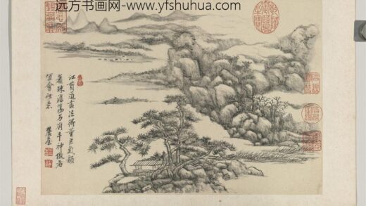 清王原祁画山水册松溪敞榭.jpg