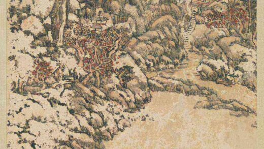 清王原祁画山水轴.jpg