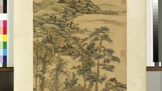 清王原祁画山水轴.jpg