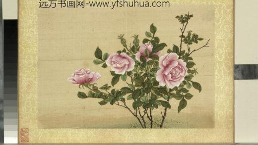 清王图炳冬景花卉诗画册月季.jpg