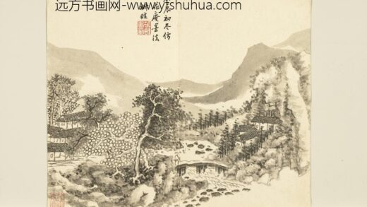 清王学浩山水画册仿吴镇墨法清王学浩山水画册仿吴镇墨法.jpg