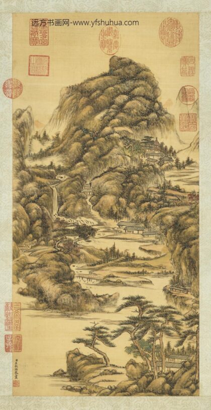 清王敬铭画山水轴.jpg