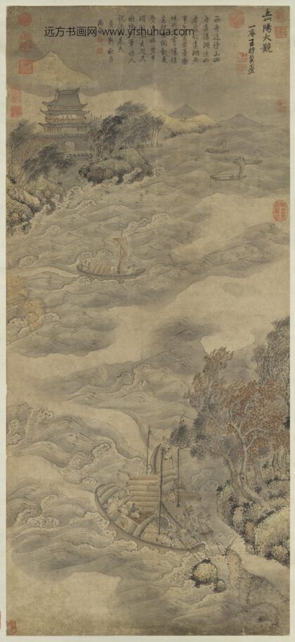清王时翼画岳阳大观轴.jpg