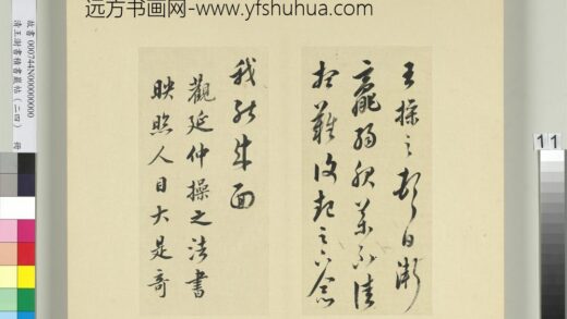 清王澍书积书岩帖（二十四）册临王操之服药帖并赵令畤跋 1.jpg