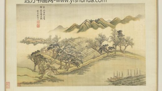 清王翚仿古山水册仿赵大年山水.jpg