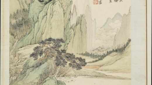 清王翚仿宋元山水册仿赵孟俯山水.jpg