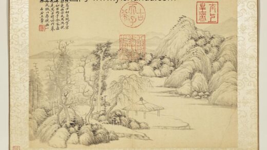 清王翚仿诸家山水册仿倪瓒山水.jpg