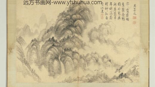 清王翚十万图册万山云起.jpg