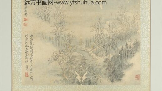 清王翚十万图册万树秋声.jpg