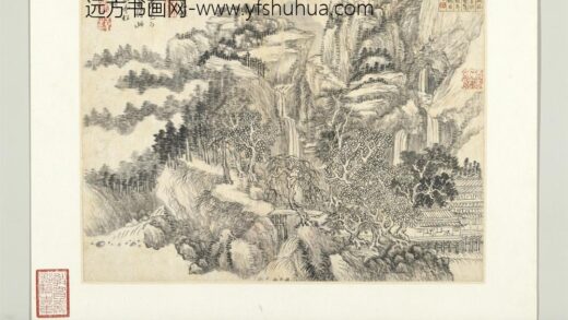 清王翚山水册仿王蒙山水.jpg