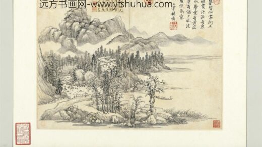 清王翚山水册渔舟弄棹.jpg