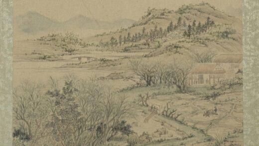清王翚拟古山水画册春郊探幽.jpg