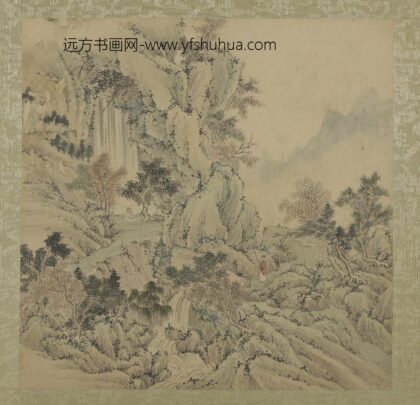 清王翚拟古山水画册行坐秋景.jpg