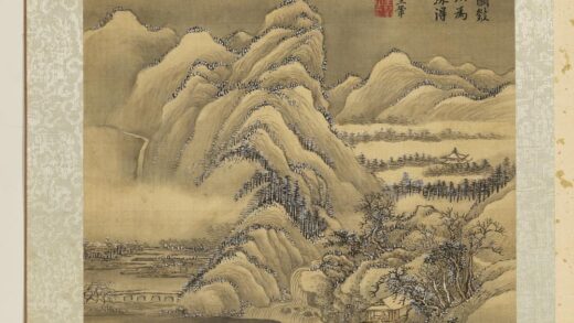 清王翚摹古山水册仿王诜雪景山居图.jpg