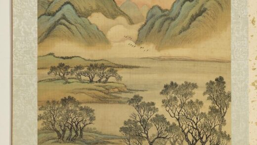 清王翚摹古山水册夕霭暮归.jpg