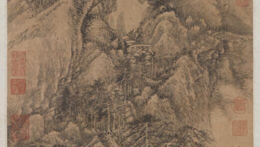 清王翚画万壑松风轴.jpg