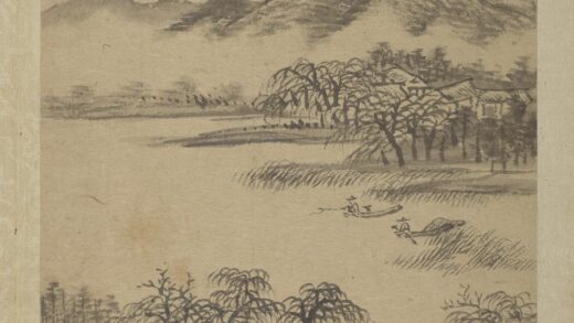 清王翚画山水册柳艇垂钓.jpg