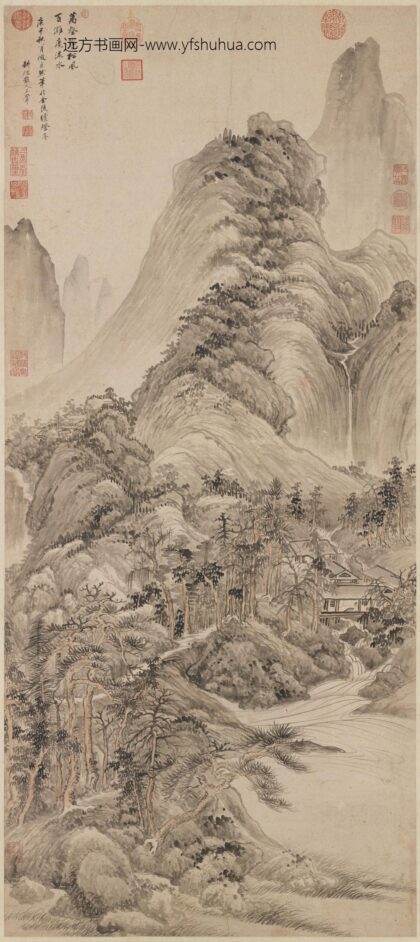 清王翚画山水轴.jpg