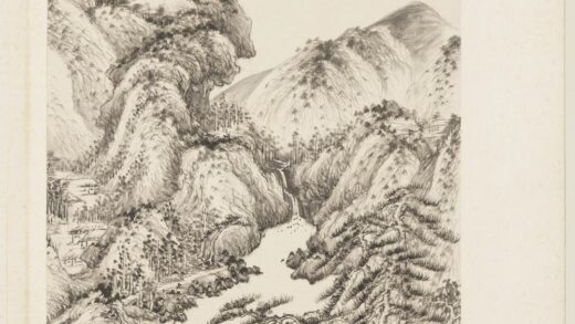 清王鉴仿古十帧册临王蒙山水.jpg