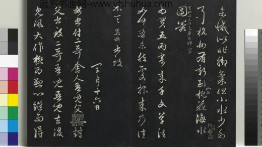 乾隆三希堂法帖（二十一）册 元赵孟頫与二哥吾儿札 1.jpg