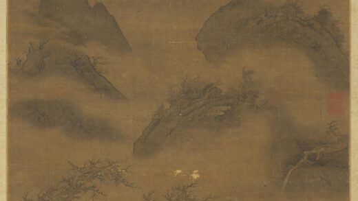 五代南唐赵干烟霭秋涉图轴.jpg