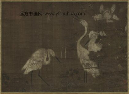 五代徐熙荷花鹭鸶轴五代徐熙荷花鹭鸶轴.jpg