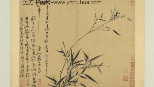 元吴镇墨竹谱册凌空有意.jpg