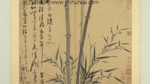 元吴镇墨竹谱册清风五百竿.jpg
