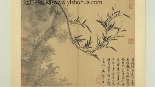元吴镇墨竹谱册玄妙观竹.jpg