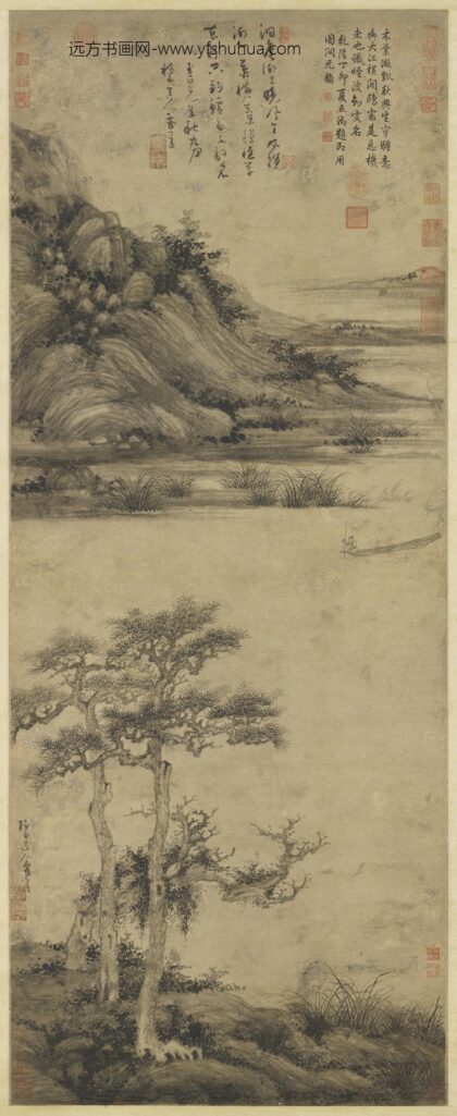 元吴镇洞庭渔隐轴.jpg